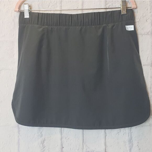 NICOLE MILLER NEW YORK Activewear Pull-on Skirt Gray Medium - Picture 6 of 8